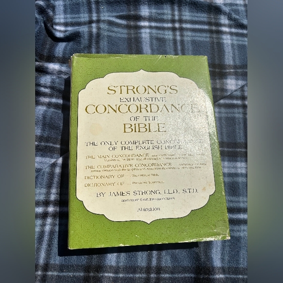 Vintage Abingdon Strong's Exhaustive Concordance Of The Bible By James Strong - Picture 1 of 6